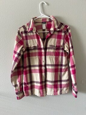 Patagonia Plaid Button-Up Shirt size 6
